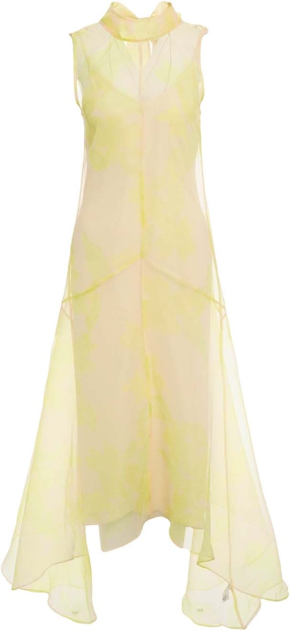 Staud Maxi dress 'Auden' Geel