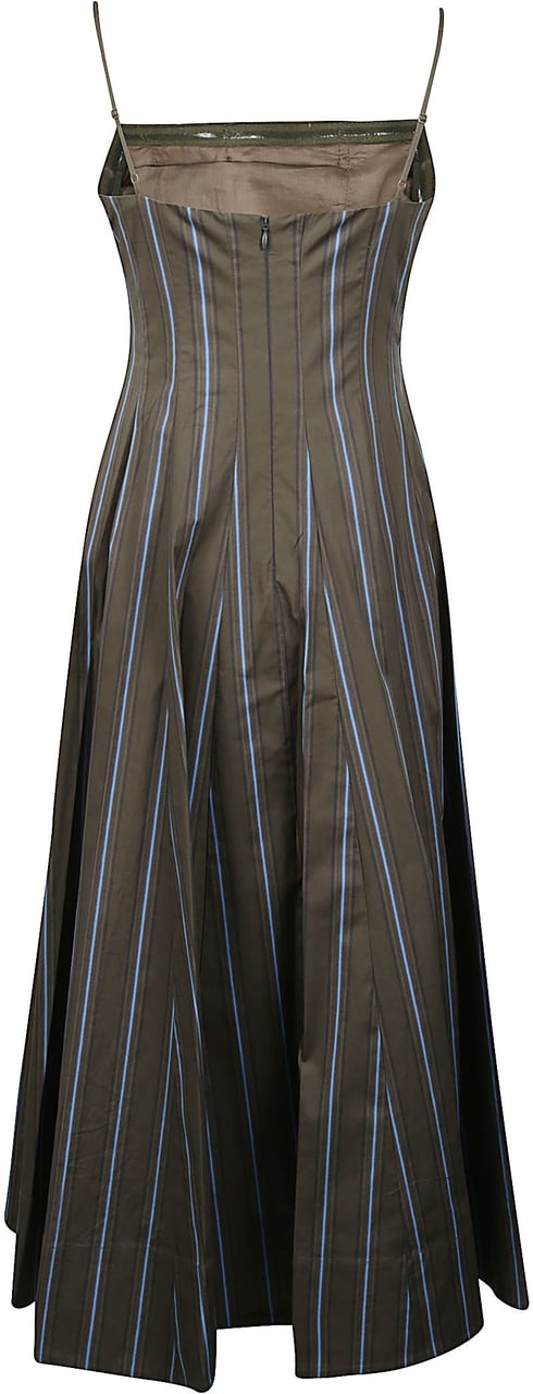 Staud Wylie Dress Brown Bruin