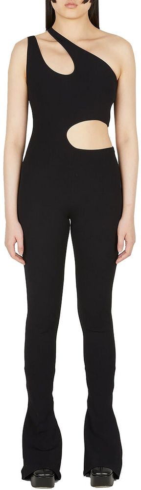 Stella McCartney Stella McCartney Black Viscose Jumpsuit Zwart