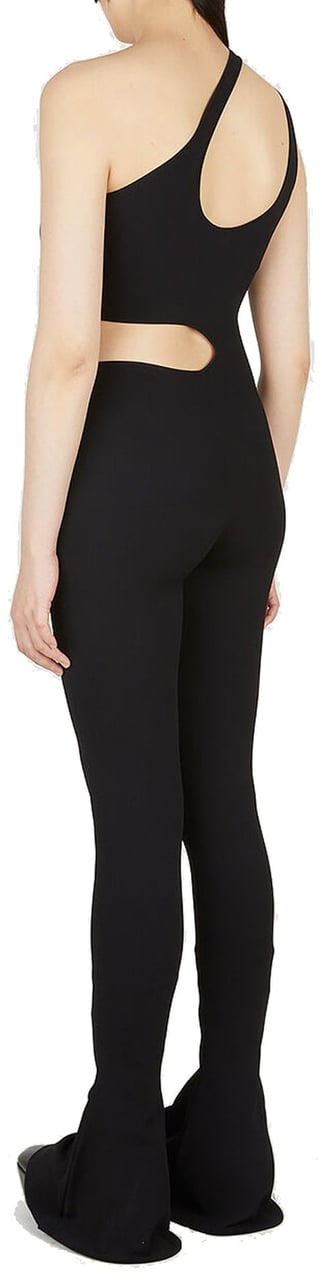 Stella Mccartney Cut Out Jumpsuit Zwart