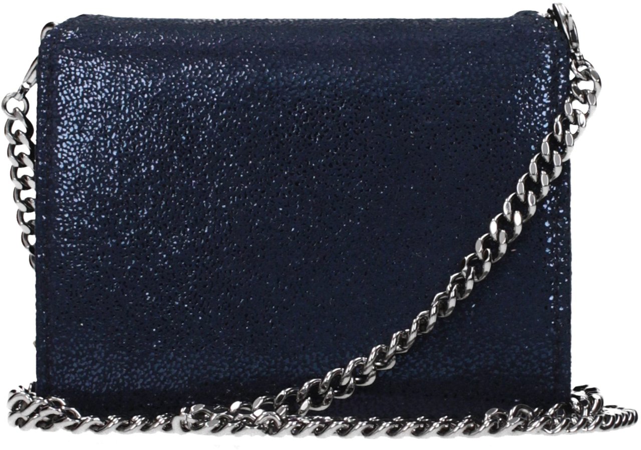 Stella McCartney Blue Leather Wallet Blauw