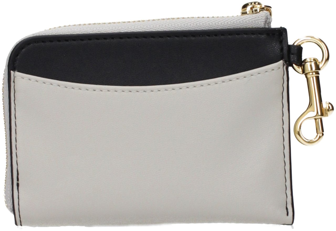 Stella McCartney Black Leather Wallet Zwart