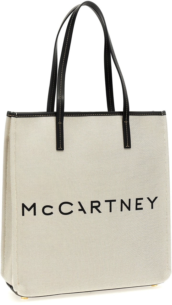 Stella McCartney Beige Cotton Tote Bag Beige