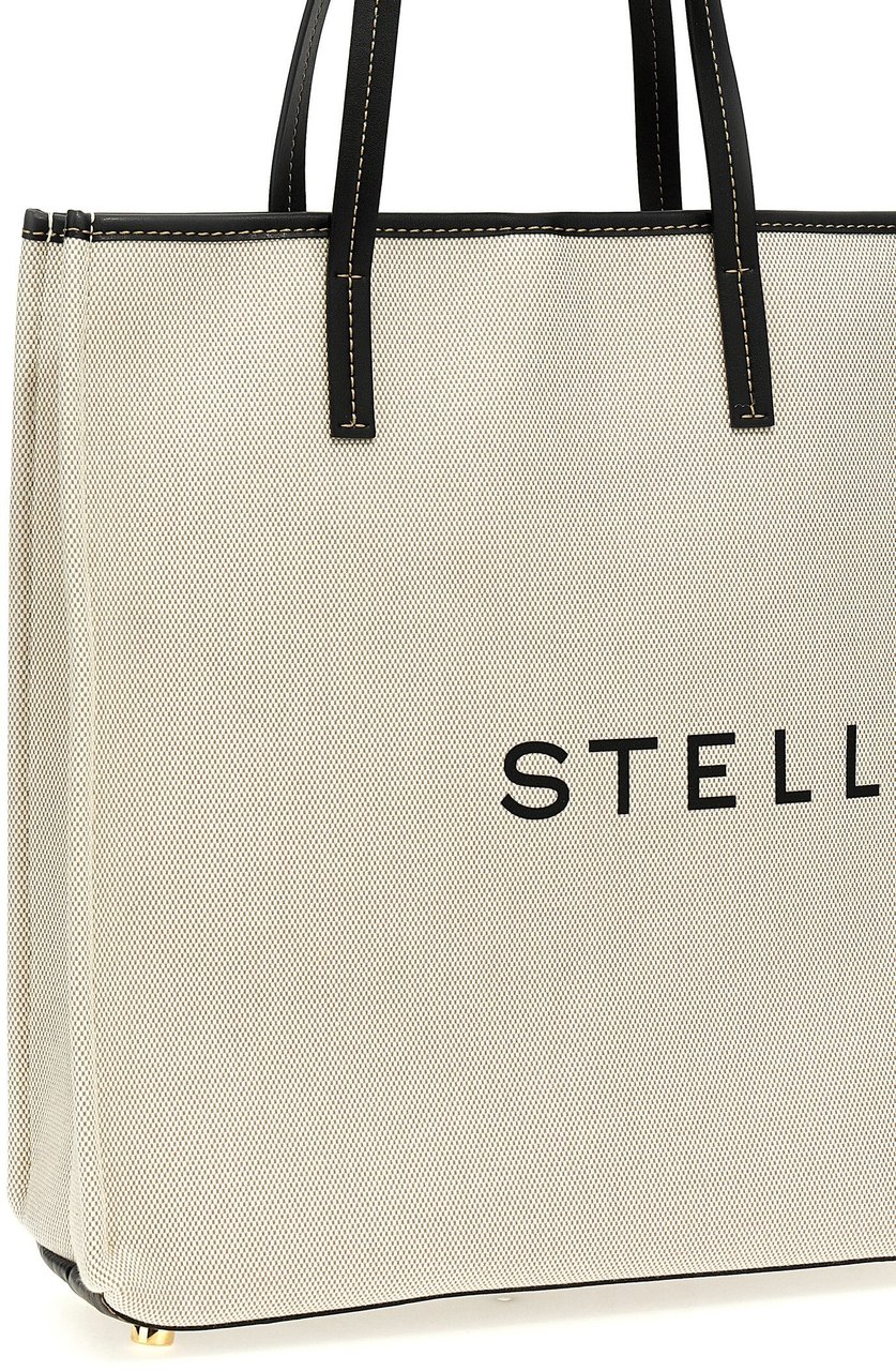 Stella McCartney Beige Cotton Tote Bag Beige