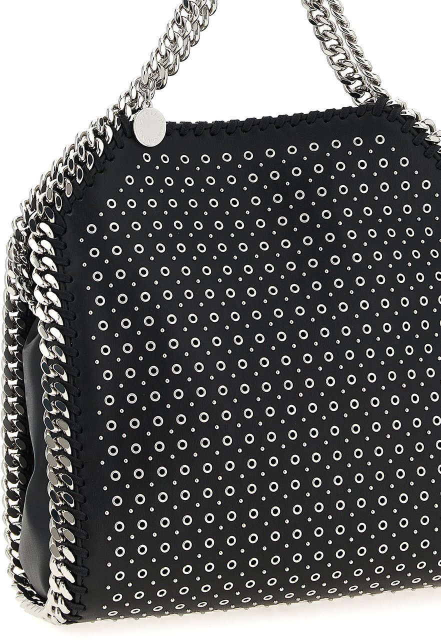 Stella McCartney Black Polyester Handbag Zwart