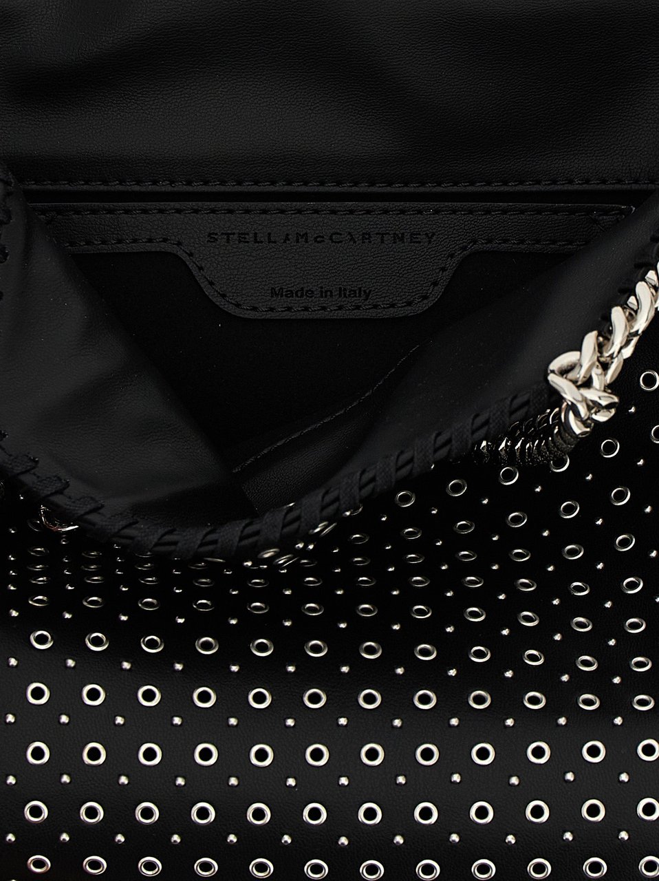 Stella McCartney Black Polyester Handbag Zwart