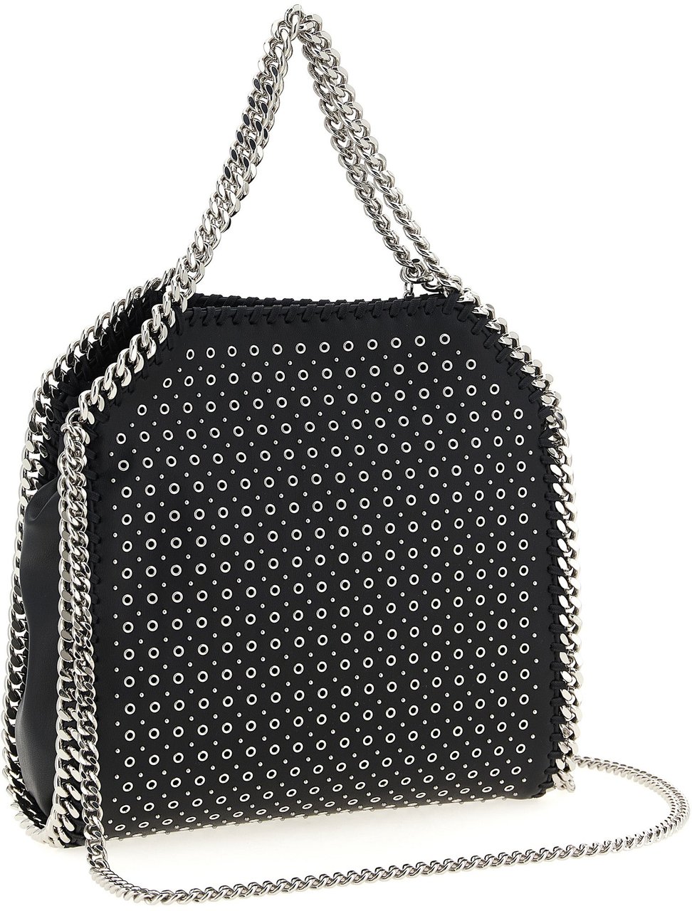 Stella McCartney Black Polyester Handbag Zwart