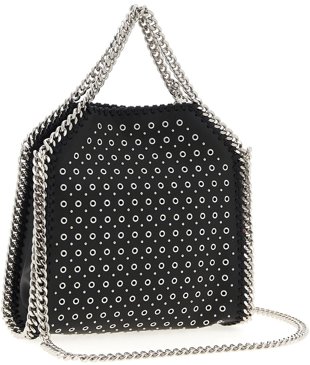 Stella McCartney Black Polyester Handbag Zwart