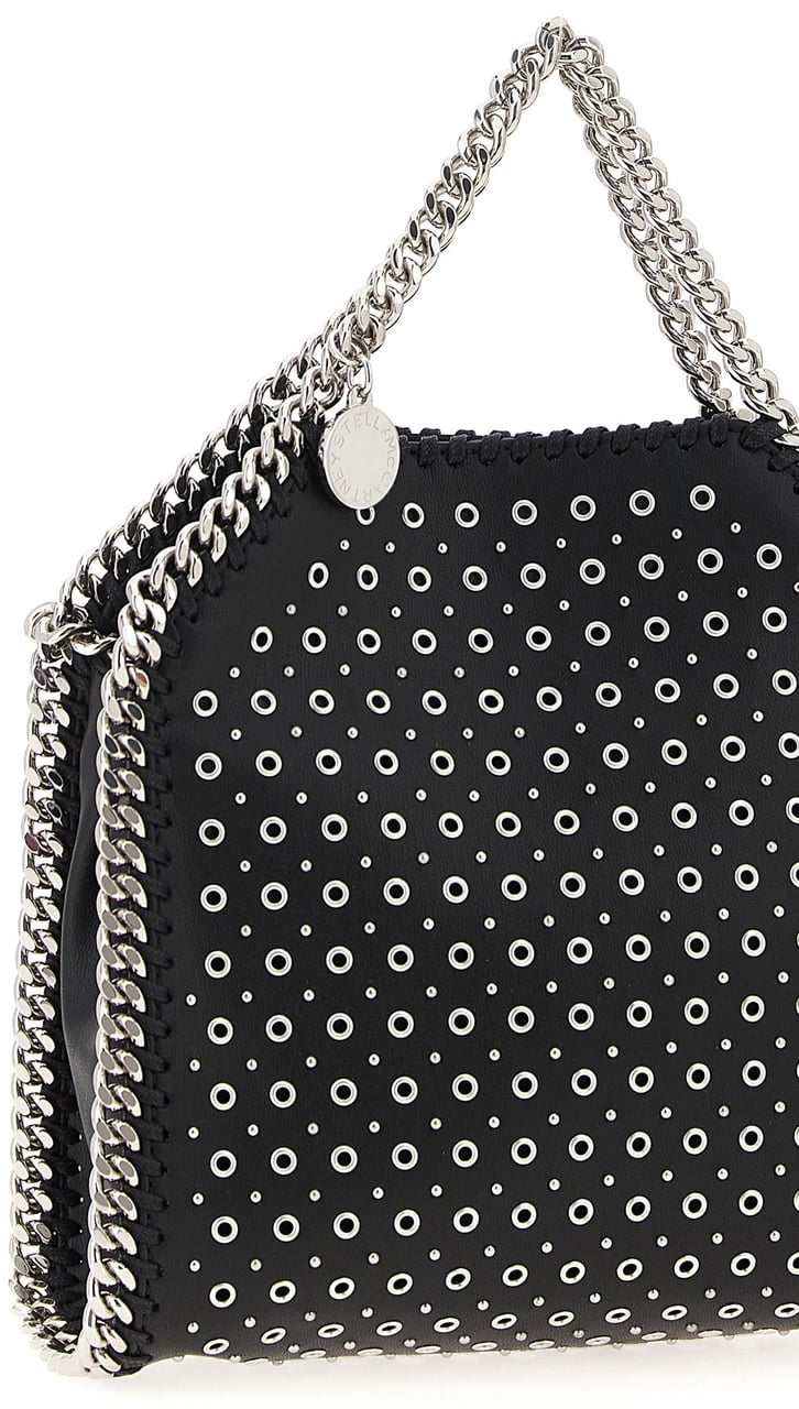 Stella McCartney Black Polyester Handbag Zwart