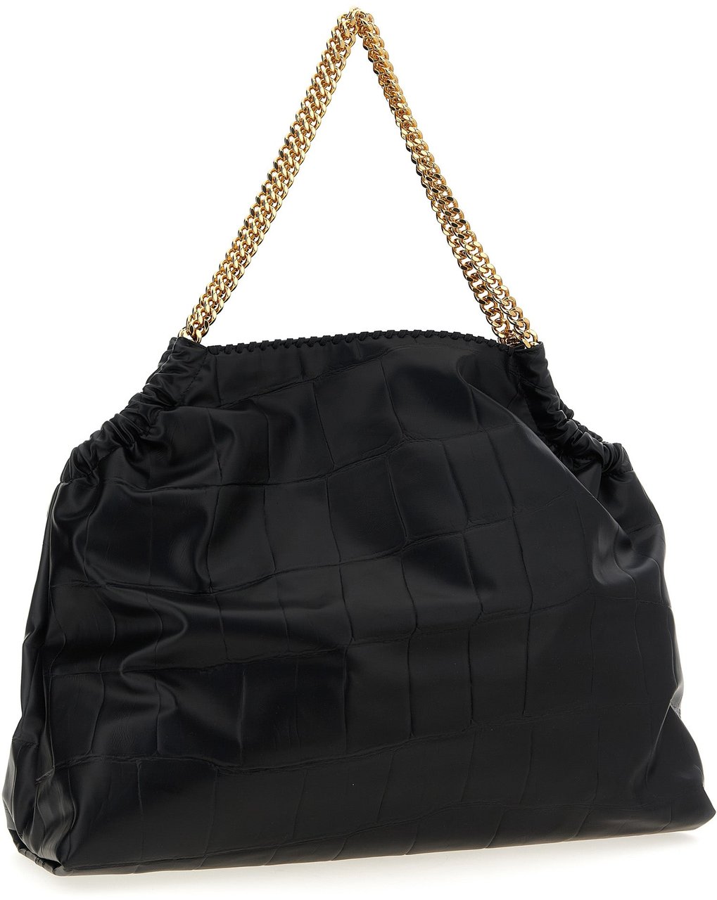 Stella McCartney Black Polyester Tote Bag Zwart