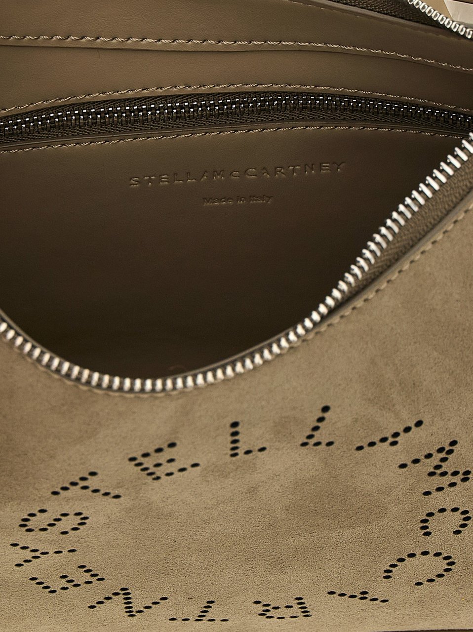 Stella McCartney Gray Polyamide Shoulder Bag Grijs