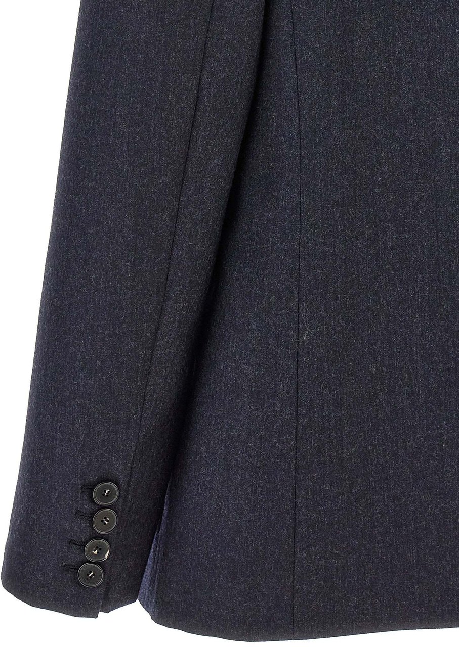 Stella McCartney Blue Viscose Blazer Blauw