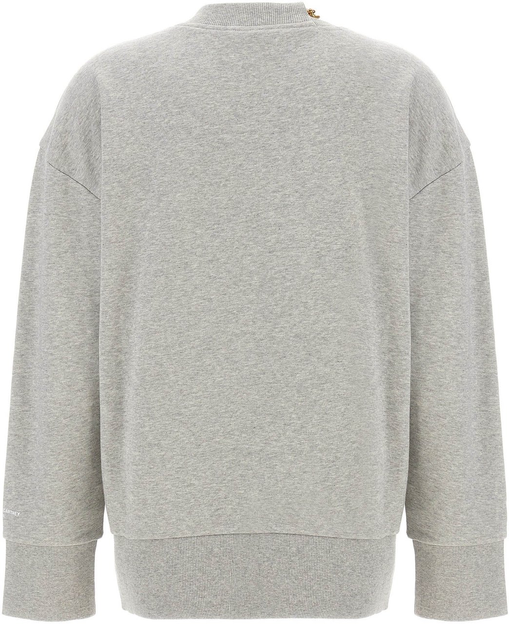 Stella McCartney Gray Cotton Sweatshirt Grijs