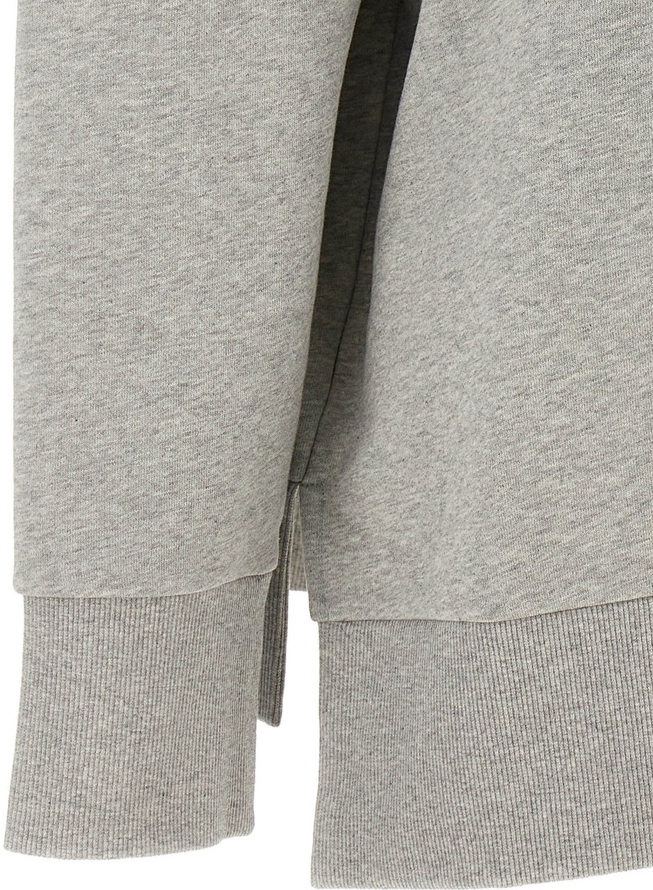 Stella McCartney Gray Cotton Sweatshirt Grijs