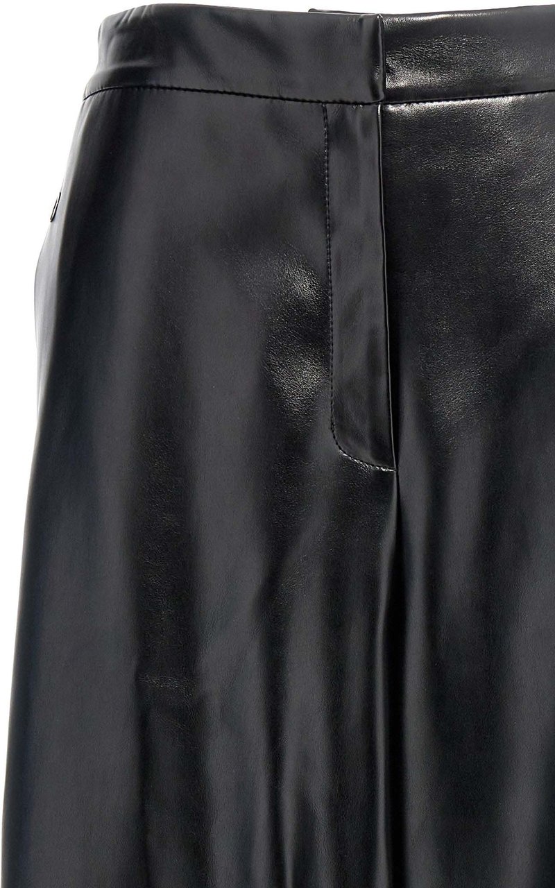 Stella McCartney Black Polyester Casual Pants Zwart