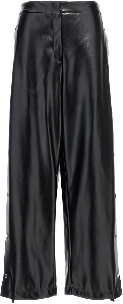 Stella McCartney Black Polyester Casual Pants Zwart