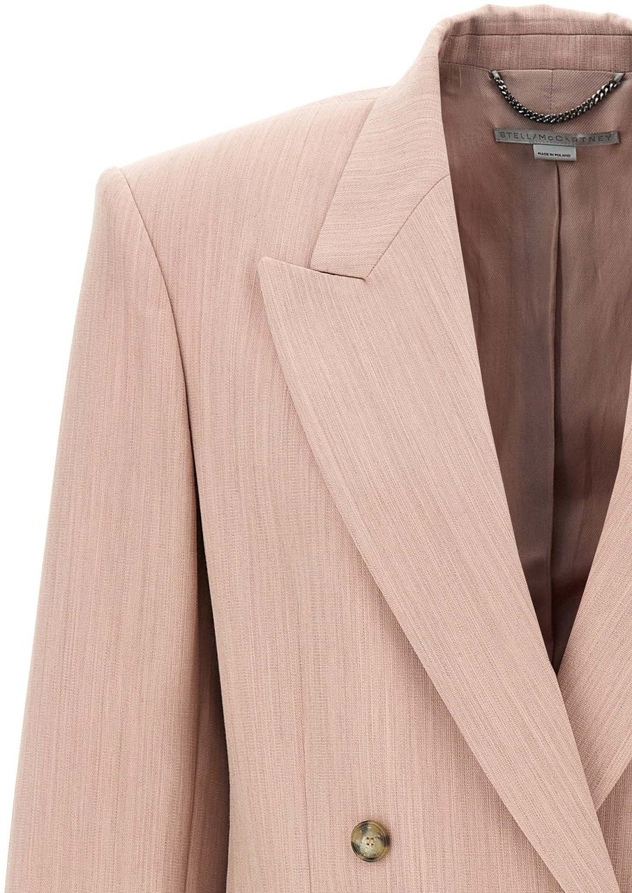 Stella McCartney Multicolor Wool Blazer Roze