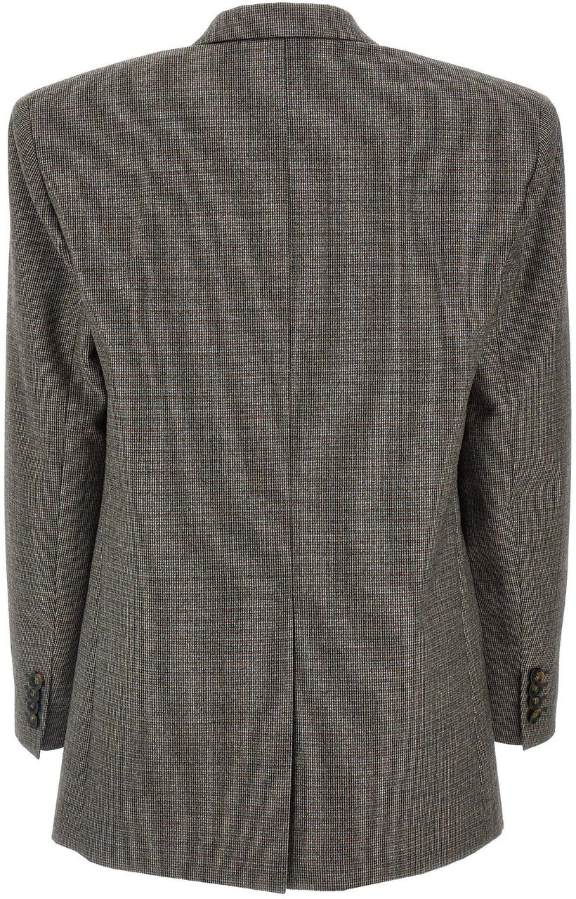 Stella McCartney Gray Wool Blazer Grijs