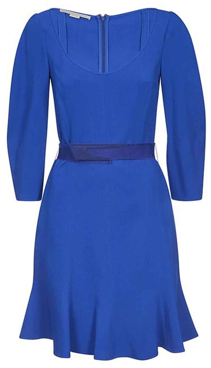 Stella Mccartney Long Sleeved Dress Blauw
