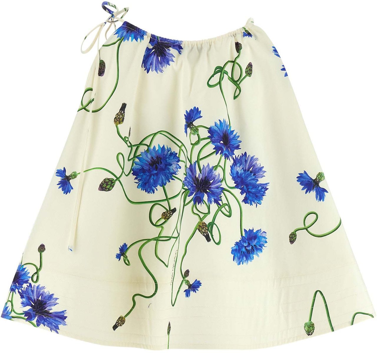 Stella McCartney Blue Cotton Blouse Blauw