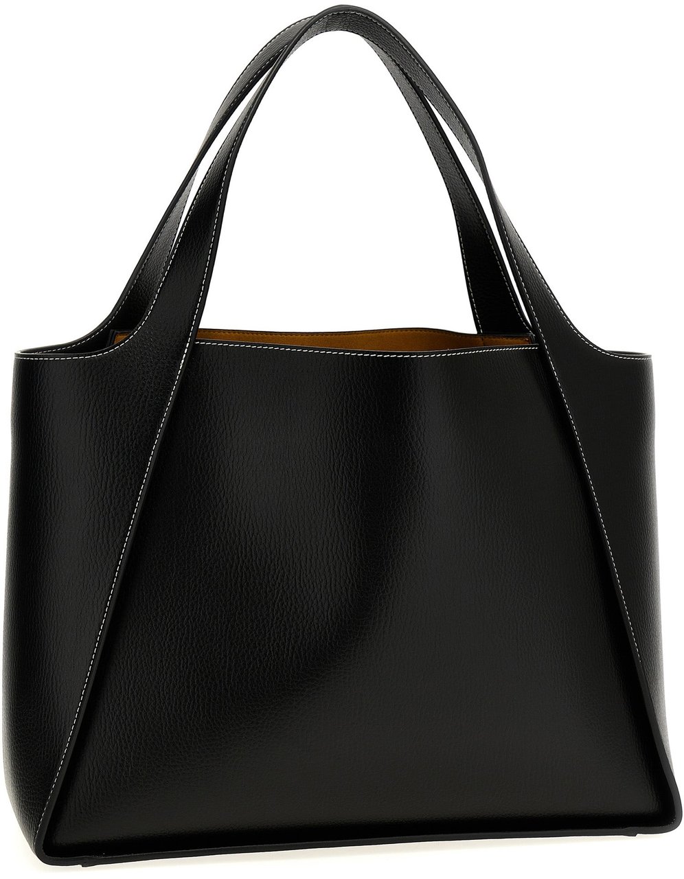 Stella McCartney Black Polyamide Tote Bag Zwart
