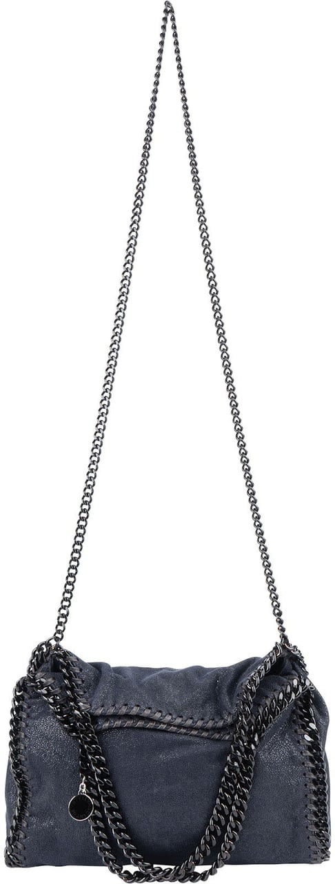 Stella McCartney Stella McCartney Shaggy Falabella Tote Crossbody Bag Navy