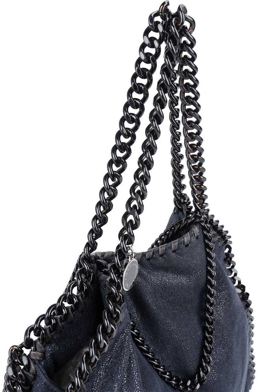 Stella McCartney Stella McCartney Shaggy Falabella Tote Crossbody Bag Navy