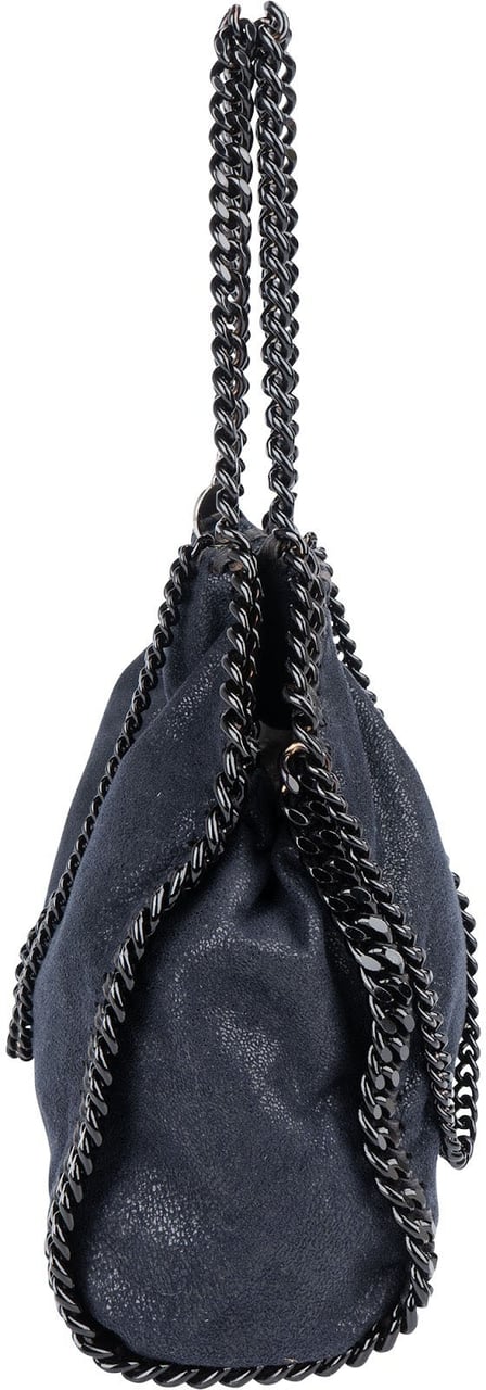 Stella McCartney Stella McCartney Shaggy Falabella Tote Crossbody Bag Navy