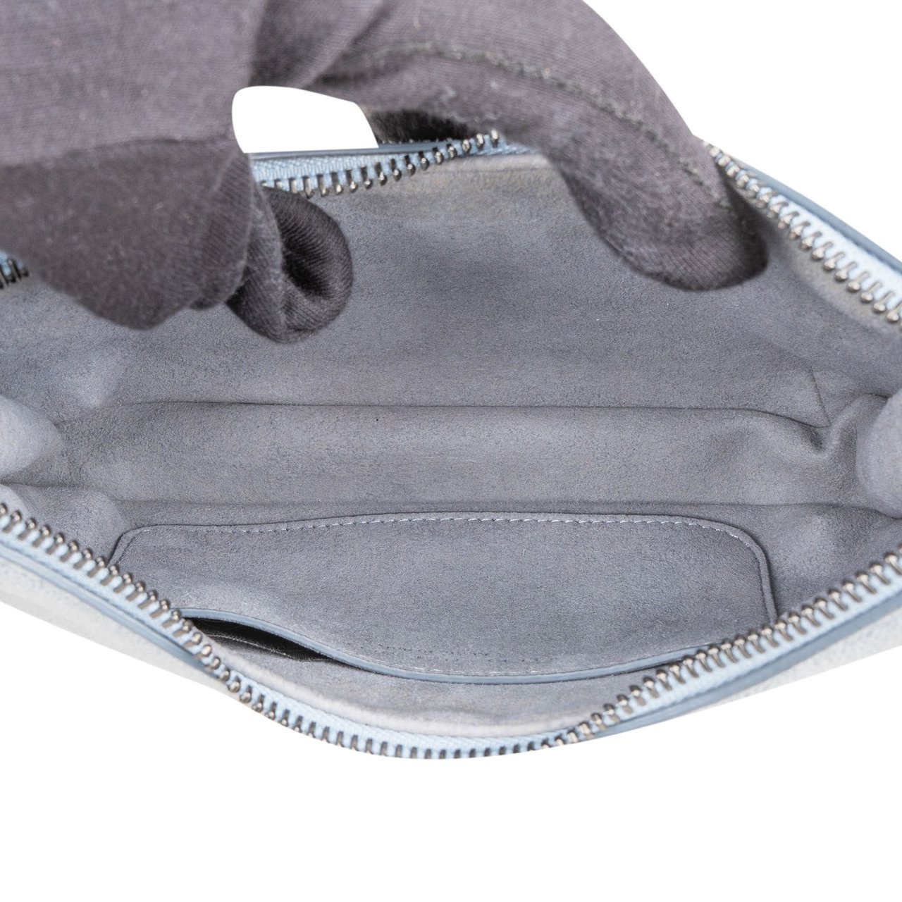Stella McCartney Stella McCartney Falabella Mini Shoulder Bag Lichtblauw