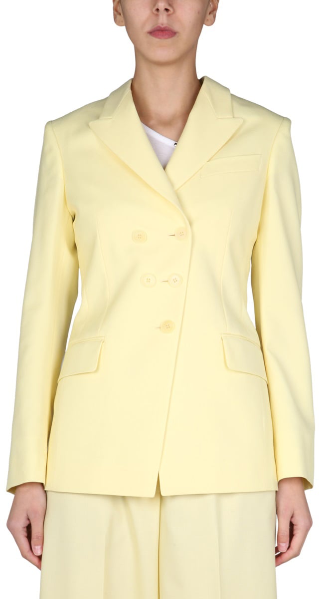 Stella McCartney DOUBLE-BREASTED JACKET Geel