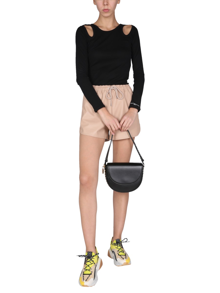 Stella McCartney FAUX LEATHER SHORTS Roze