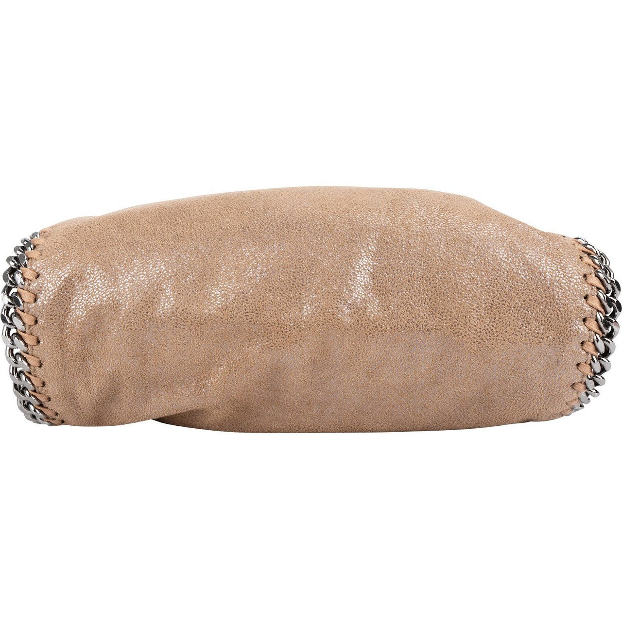 Stella McCartney Stella McCartney Shaggy Falabella Fold Over Tote Crossbody Handbag Beige