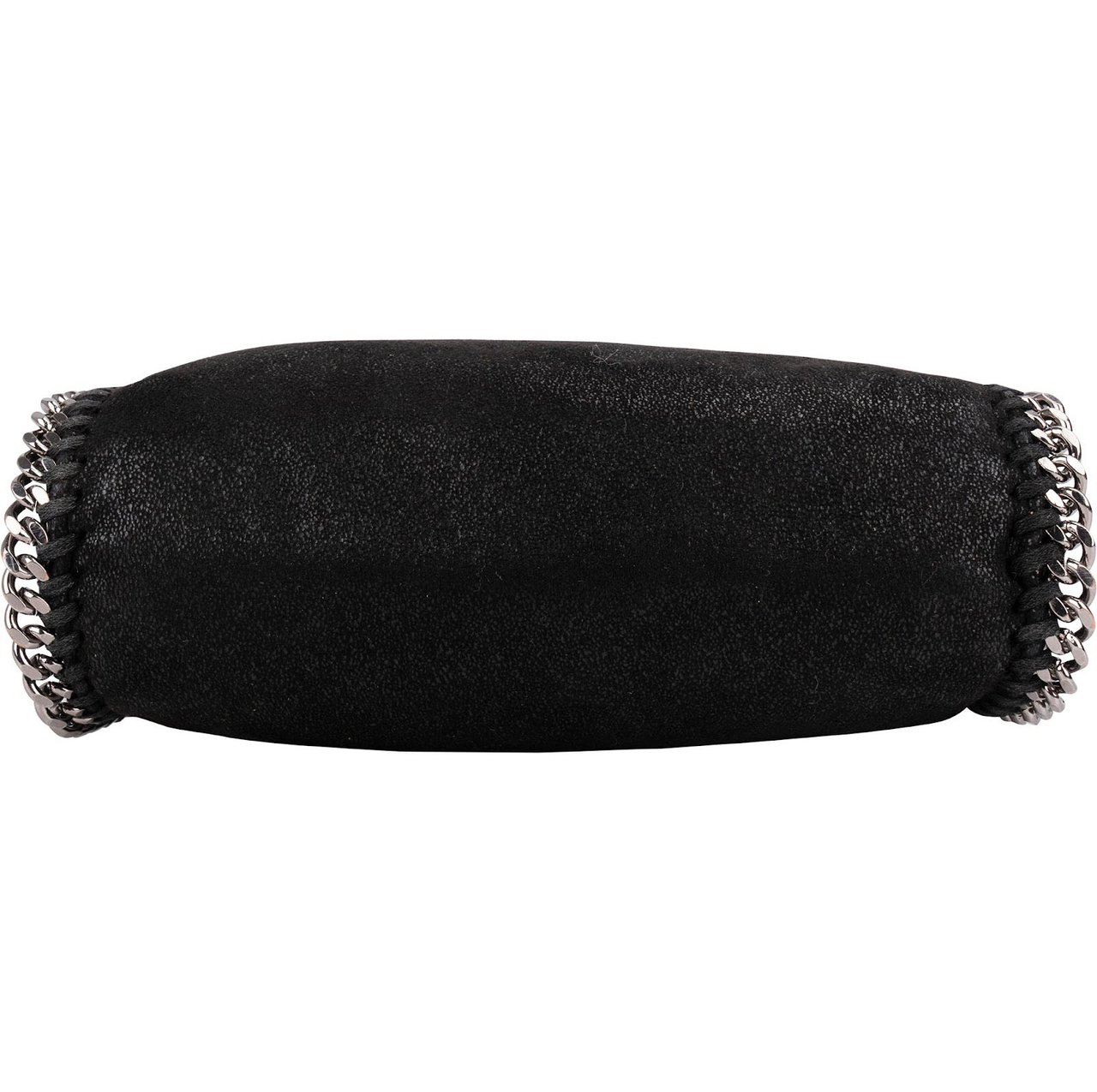 Stella McCartney Shaggy Falabella Fold Over Mini Tote Crossbody Handbag Zwart