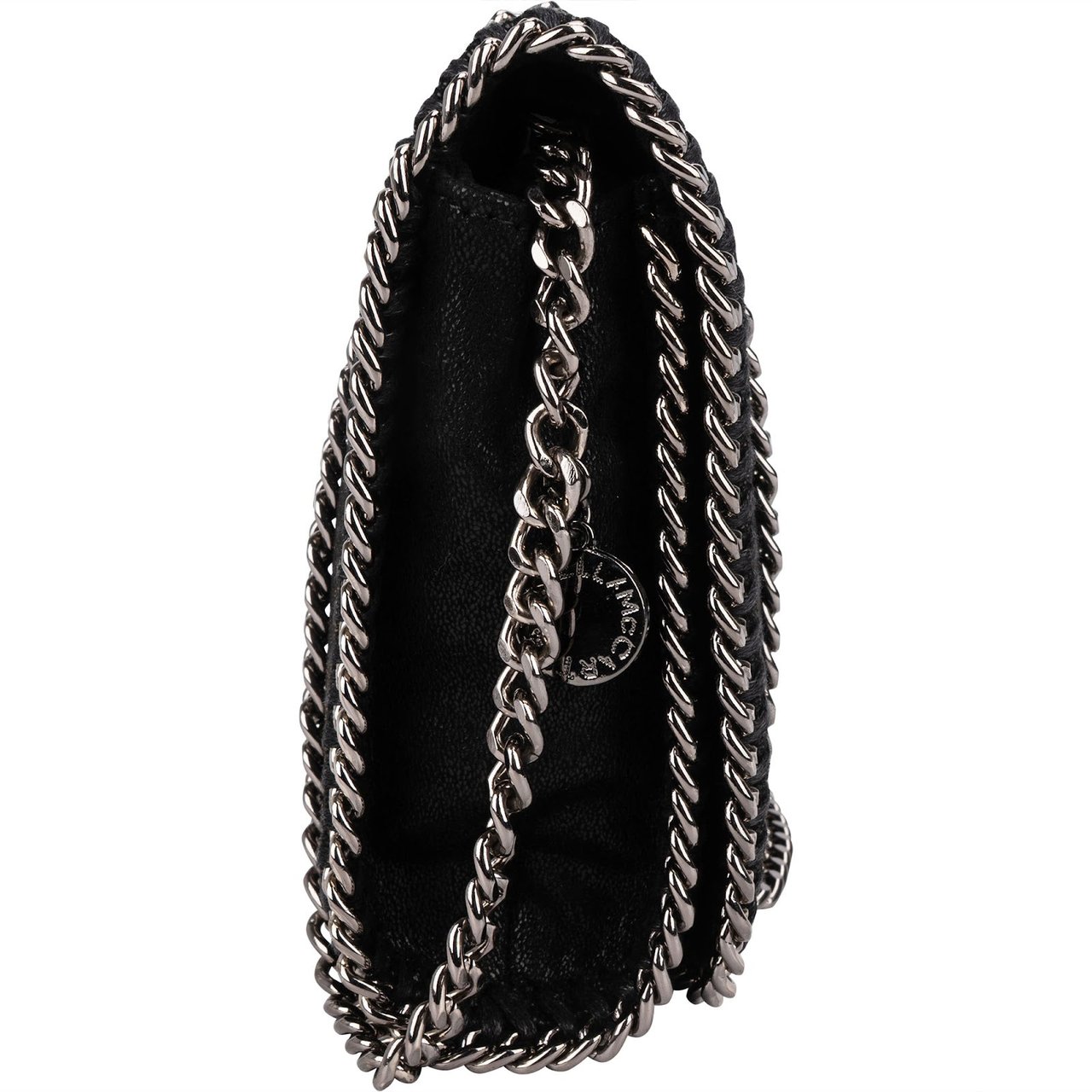Stella McCartney Stella McCartney Falabella Fold Over Flap Crossbody Bag Zwart