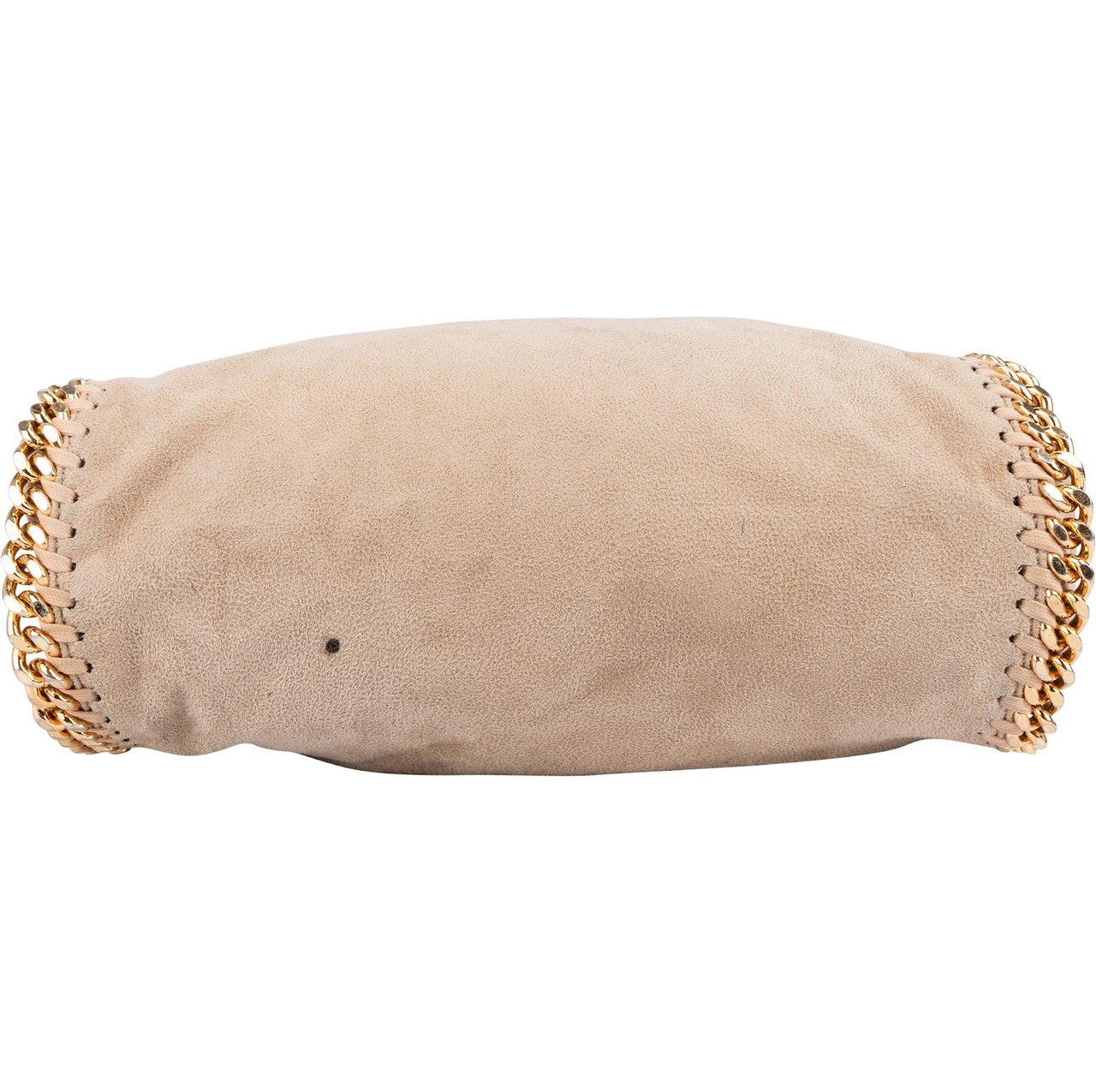 Stella McCartney Shaggy Falabella Fold Over Tote Crossbody Handbag Beige