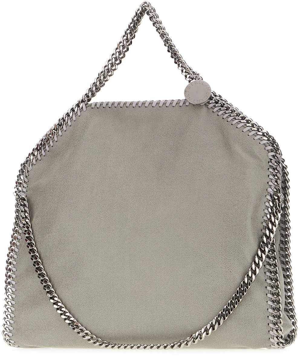 Stella Mccartney Grey shaggy deer Falabella handbag Grijs
