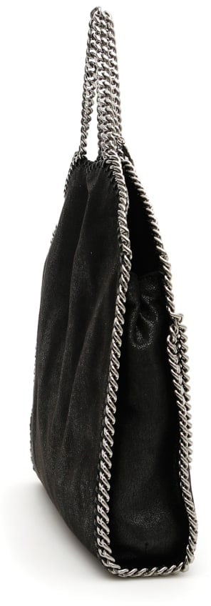 STELLA McCARTNEY 3 Chain Falabella Shaggy Deer Zwart