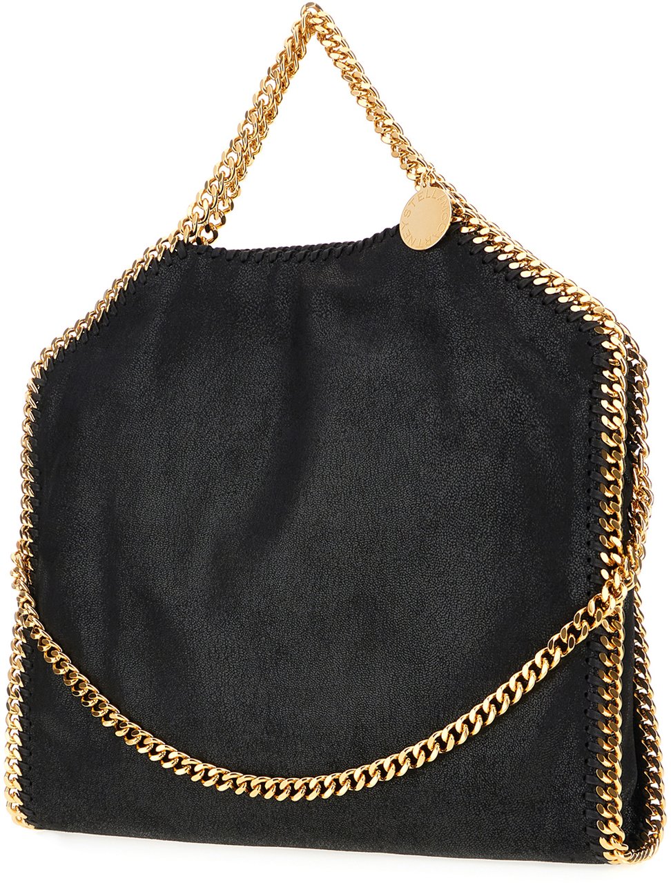 Stella McCartney Stella McCartney Black shaggy deer Falabella handbag Zwart