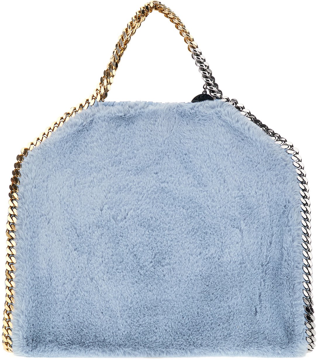 Stella McCartney Stella McCartney Powder blue synthetic fur Falabella handbag Lichtblauw