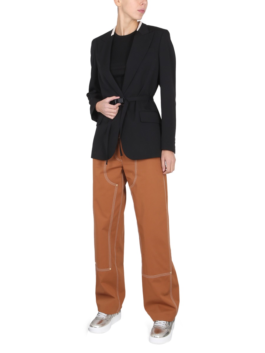 Stella McCartney BELTED BLAZER Zwart