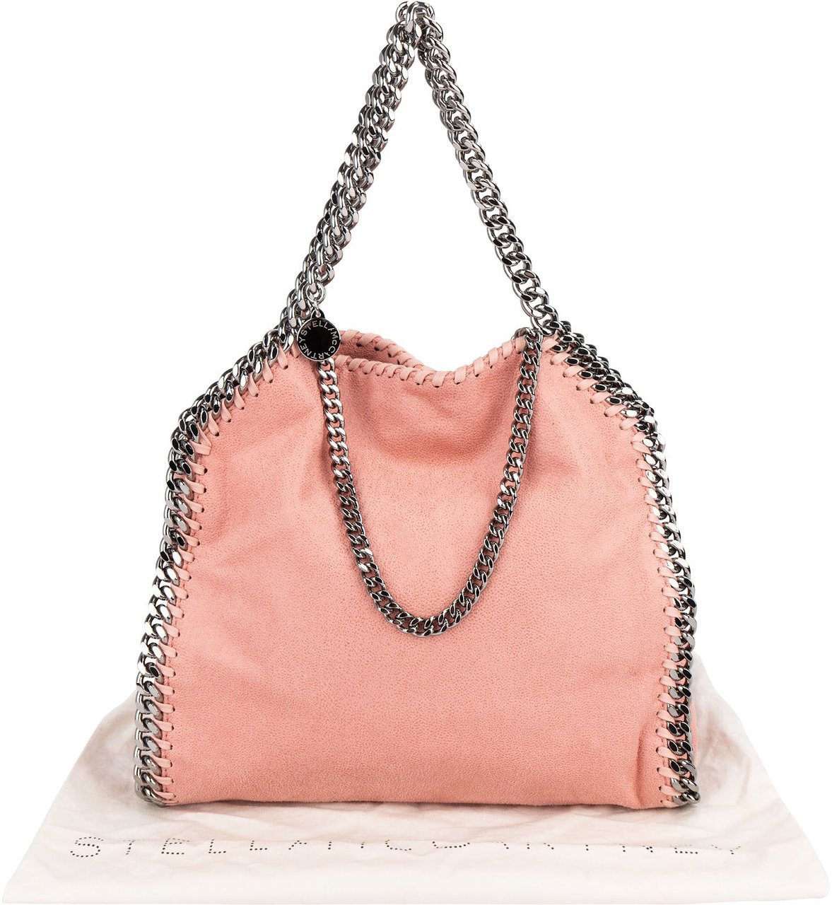 Stella McCartney Shaggy Falabella Tote Crossbody Bag Roze
