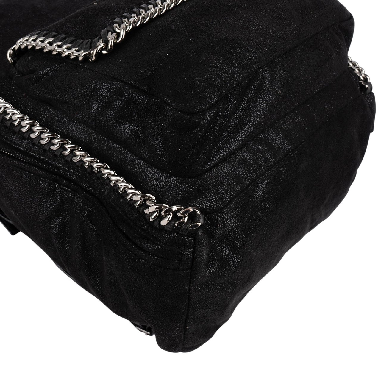 Stella McCartney Shaggy Falabella Backpack Zwart