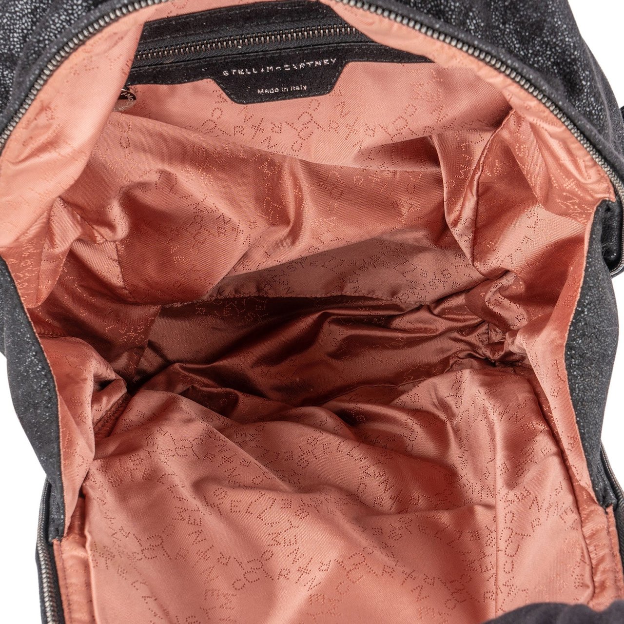Stella McCartney Shaggy Falabella Backpack Zwart