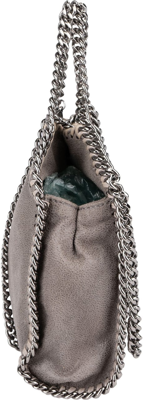 Stella McCartney Shaggy Falabella Mini Fold Over Tote Crossbody Bag Divers