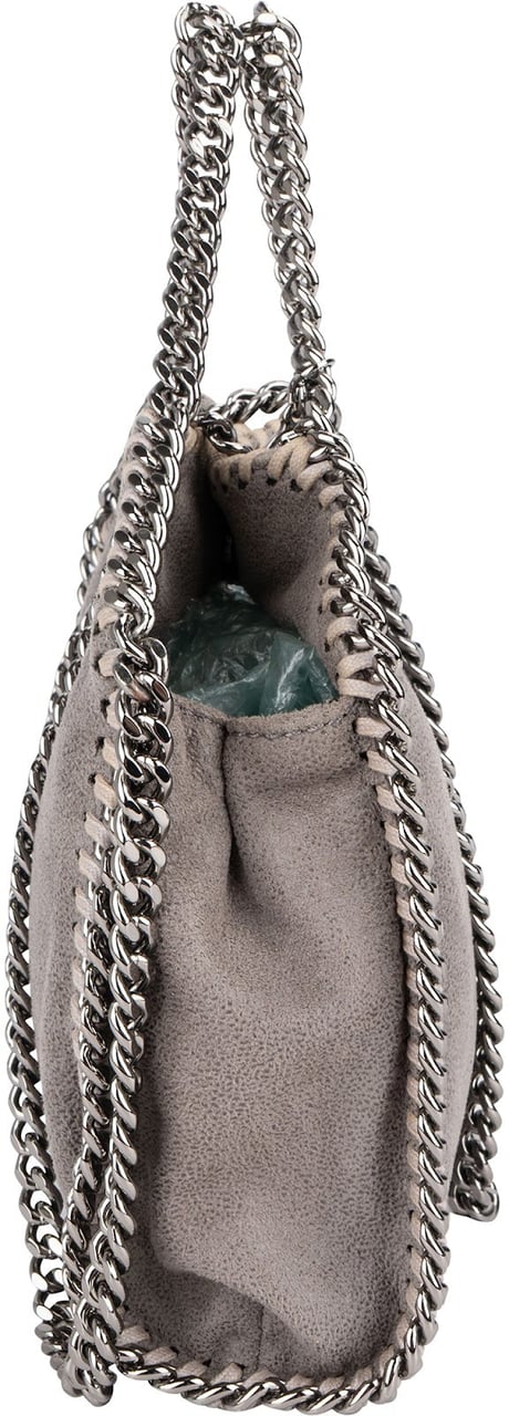 Stella McCartney Shaggy Falabella Mini Fold Over Tote Crossbody Bag Divers
