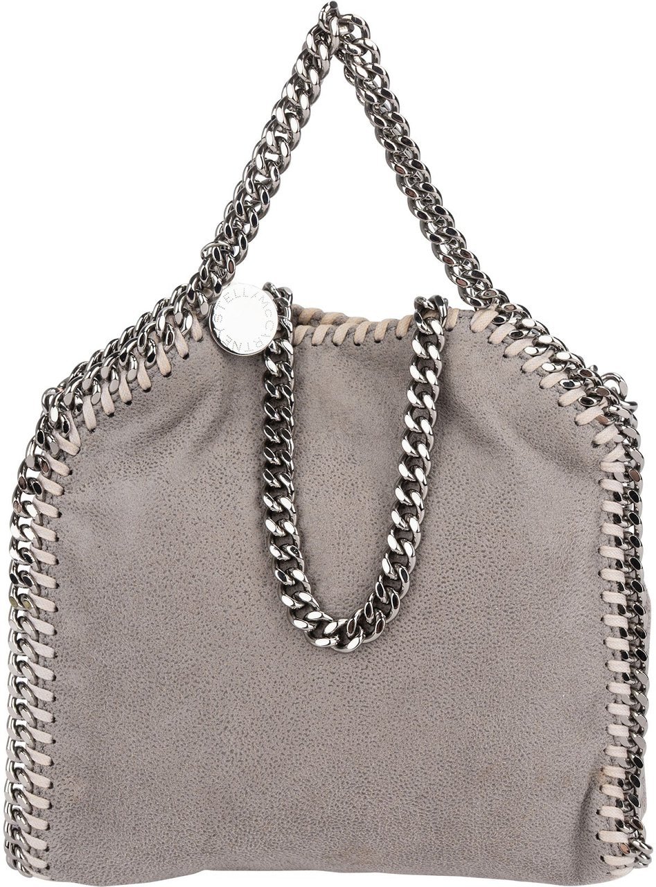 Stella McCartney Shaggy Falabella Mini Fold Over Tote Crossbody Bag Divers