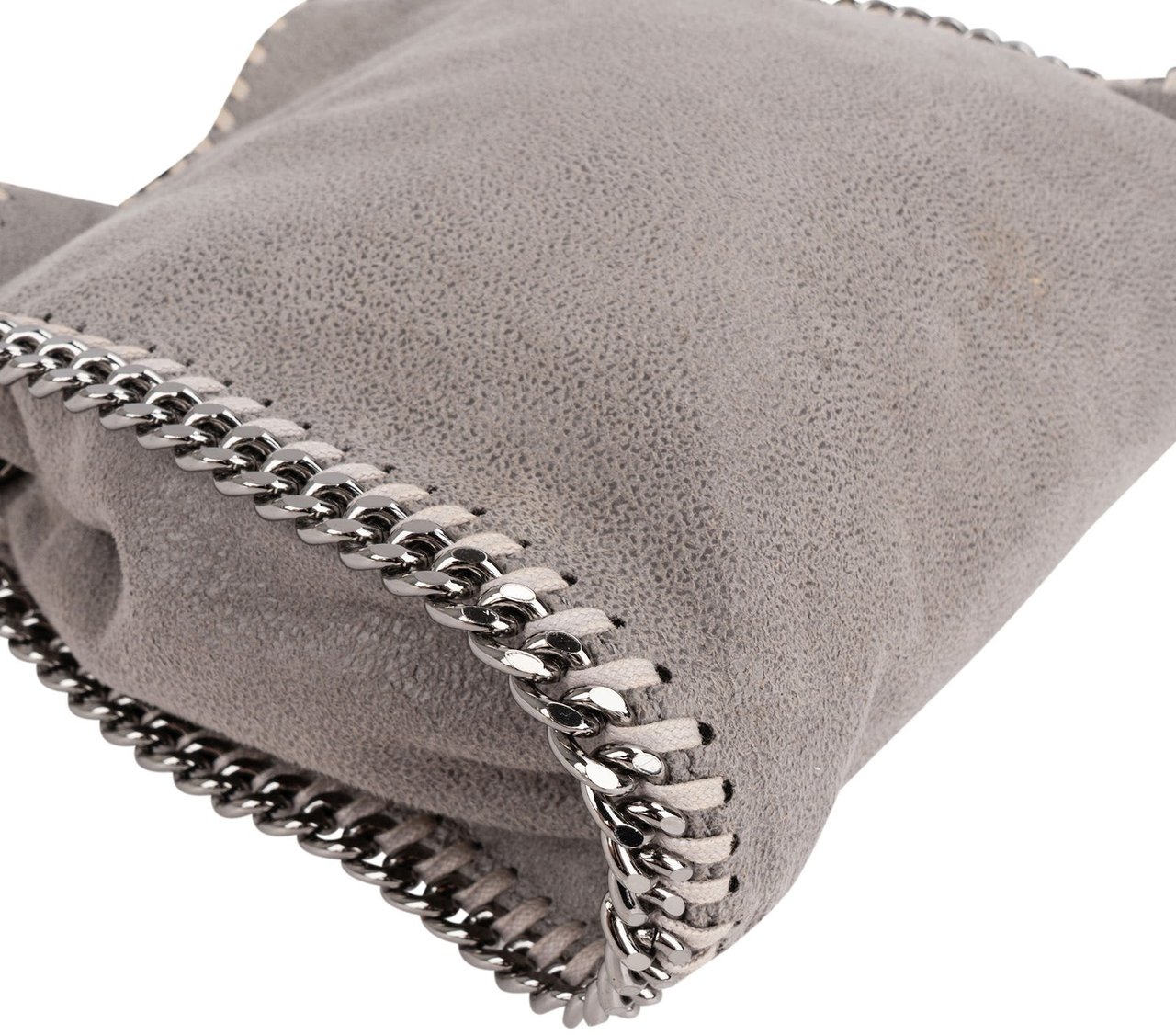 Stella McCartney Shaggy Falabella Mini Fold Over Tote Crossbody Bag Divers