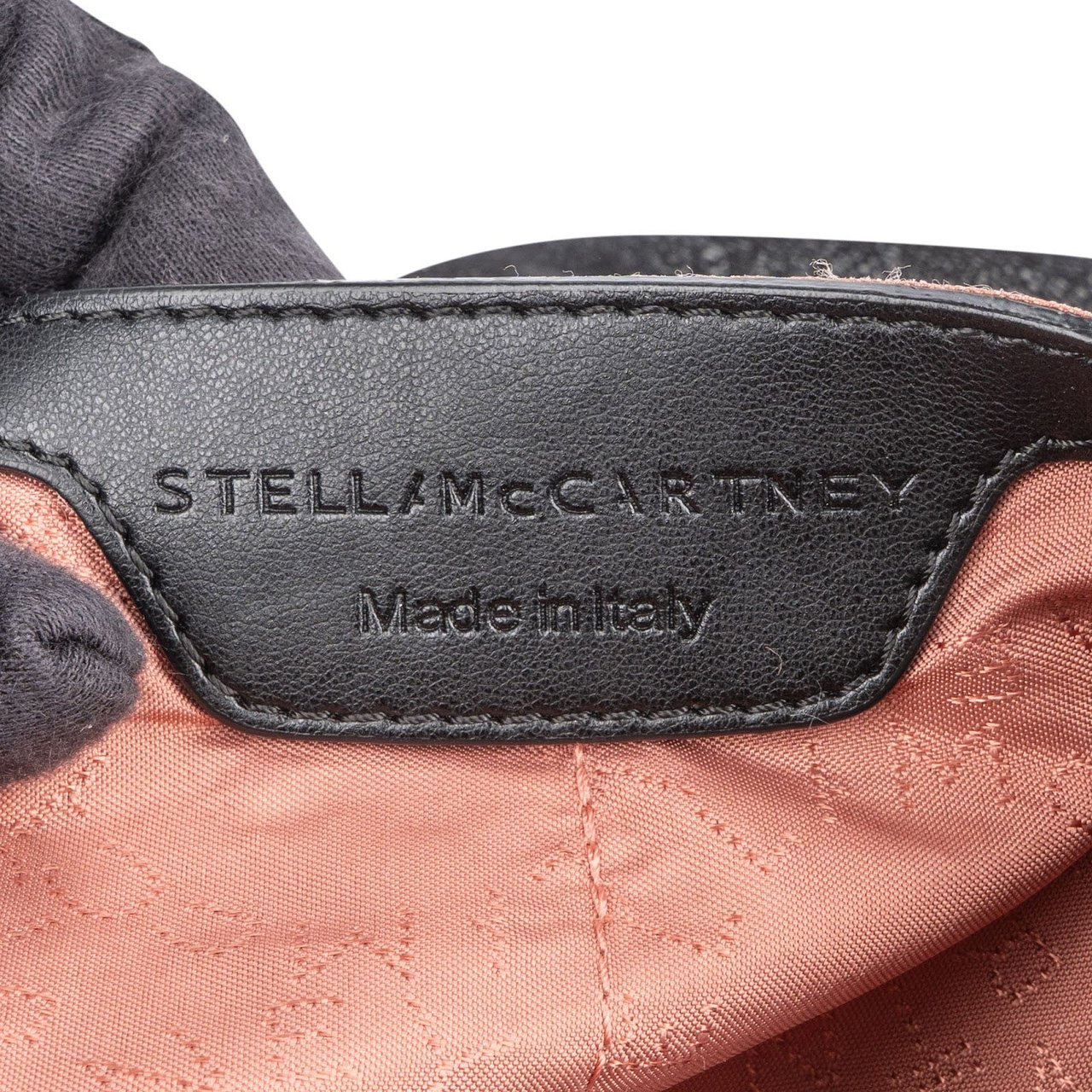 Stella McCartney Shaggy Falabella Fold Over Flap Shoulder Bag Zwart