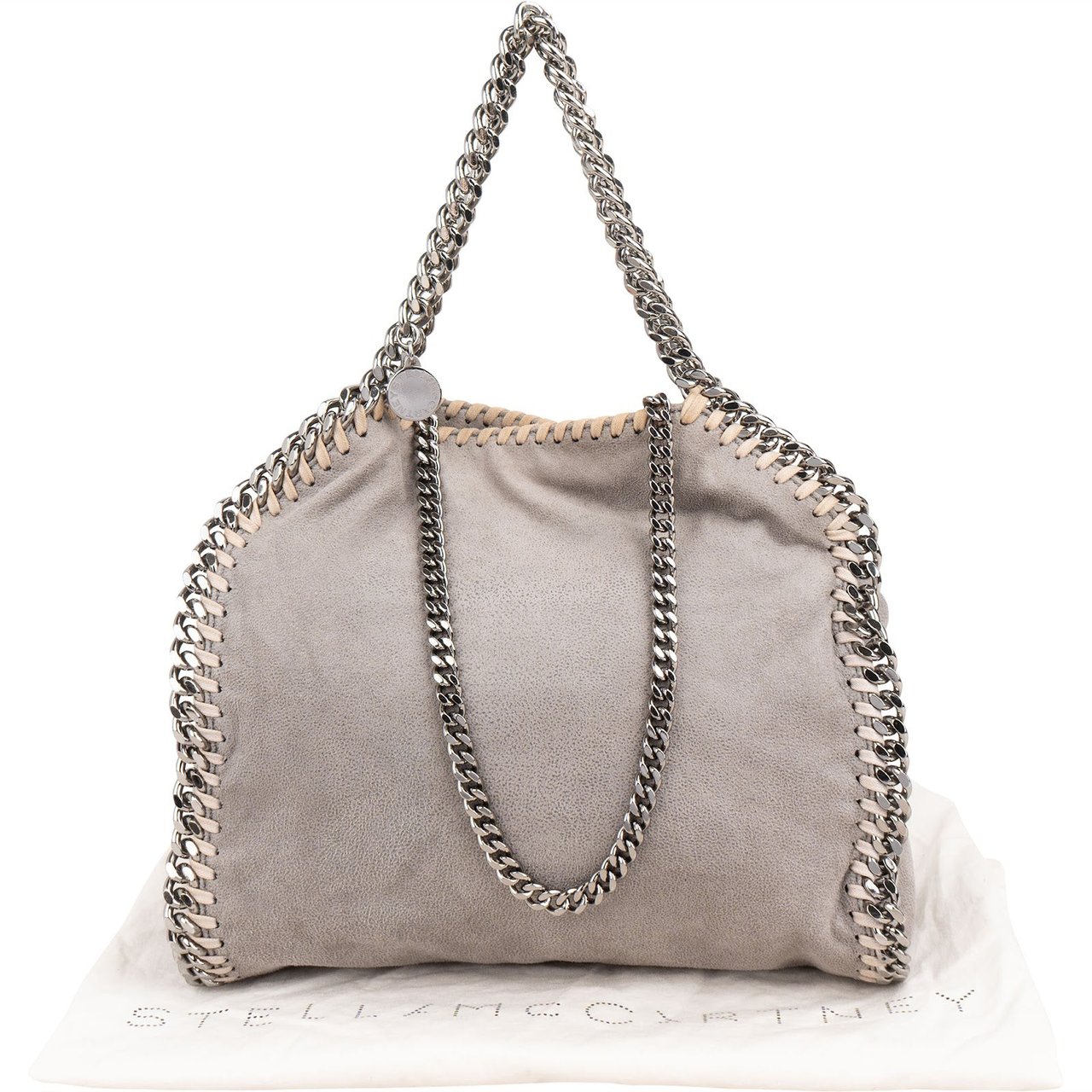 Stella McCartney Shaggy Falabella Fold Over Tote Crossbody Handbag Divers