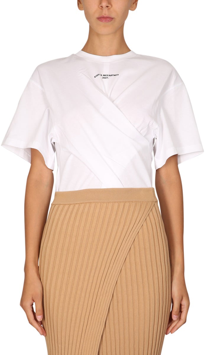 Stella McCartney TWISTED T-SHIRT Wit